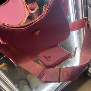 Pink Prada bag